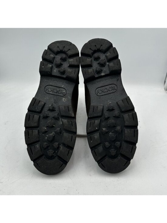 Rocky Big Mouth Gore Tex Men Size 9 EW 7856 Brown Leather Front Zip Logger Boot main image 11